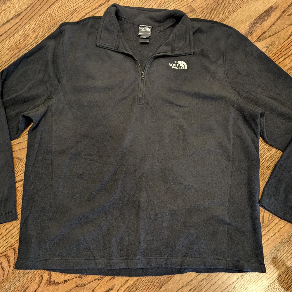 North Face Black Fleece Top (XXL) - Picture 1 of 6